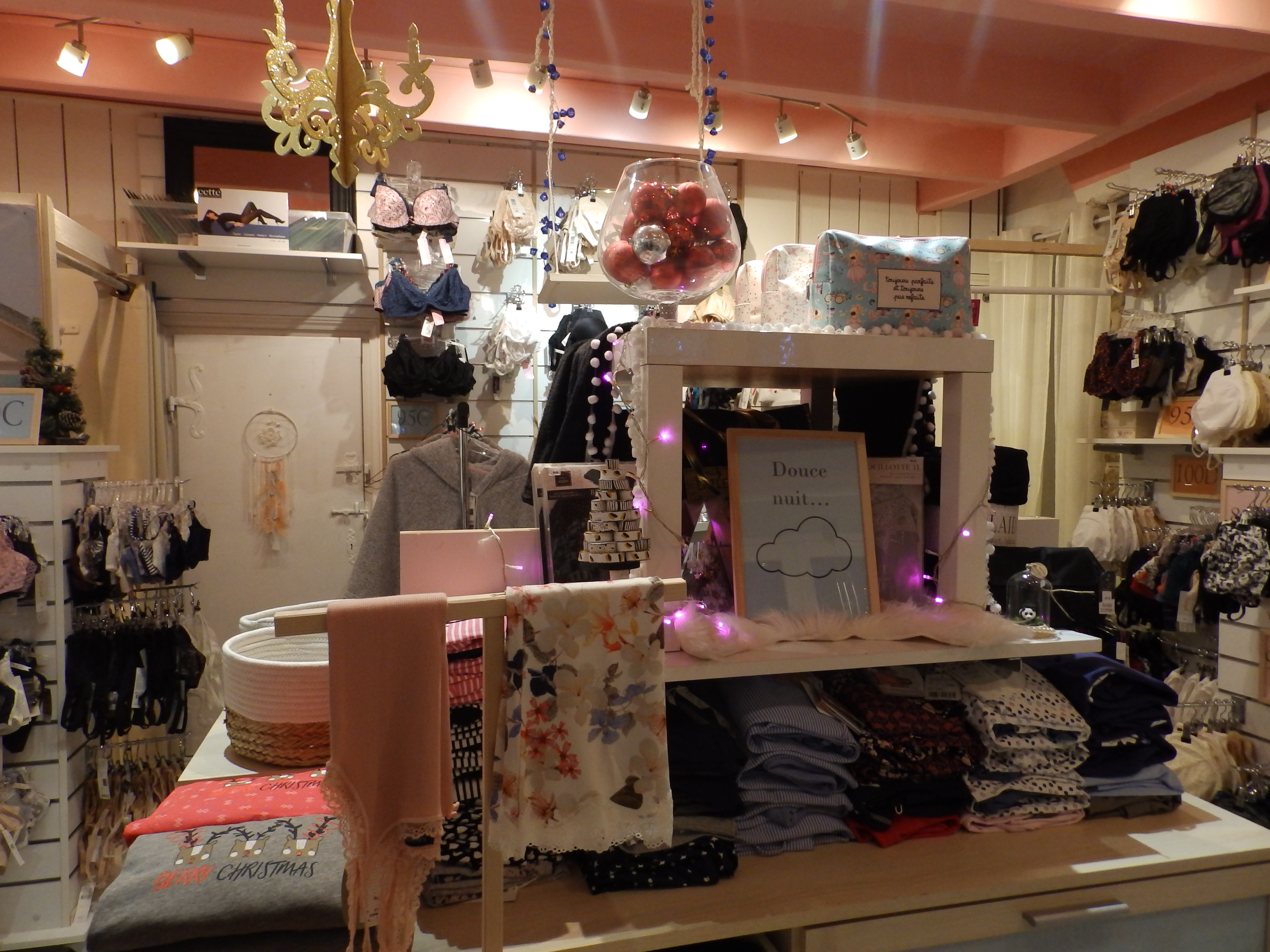 noël A fleur de Soi lingerie Guerande